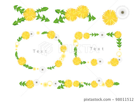 蒲公英插圖素材 蒲公英插圖素材 98011512