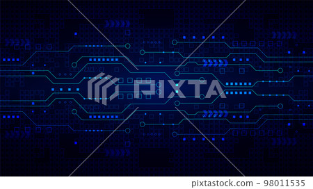 technology background with hi-tech digital data technology background with hi-tech digital data 98011535