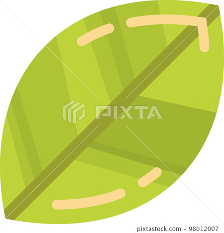 leaf illustration in minimal style leaf illustration in minimal style 98012007