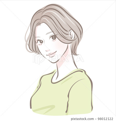 女性插畫素材 98012122