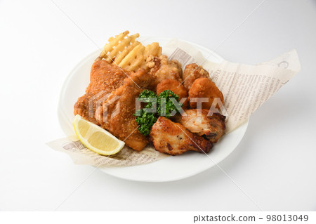 Fried Chicken Assorted Fried Food Platter 98013049