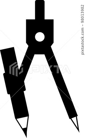 簡單可愛的指南針插畫 98013982