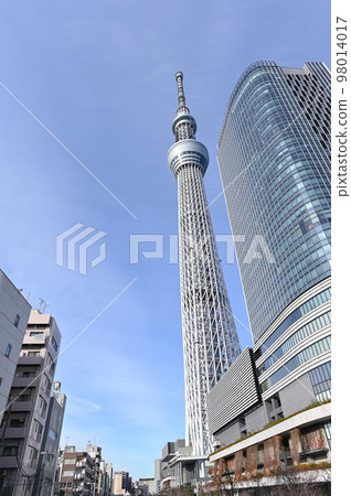仰望晴空塔的風景 98014017