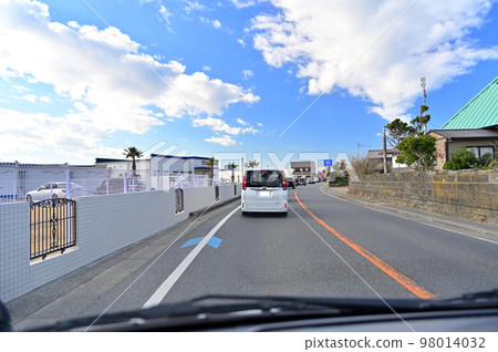 千葉縣富津市金谷房總半島風光(開車時拍攝) 千葉縣富津市金谷房總半島風光(開車時拍攝) 98014032