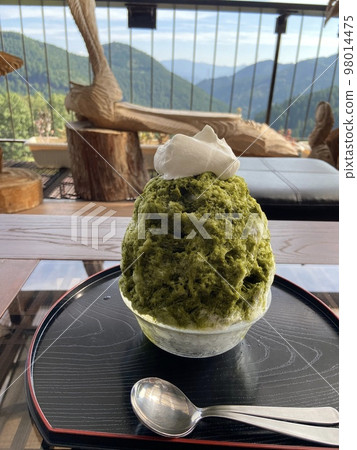 夏日的抹茶刨冰 夏日的抹茶刨冰 98014475