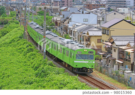 Vehicles running on the Nara Line 98015360