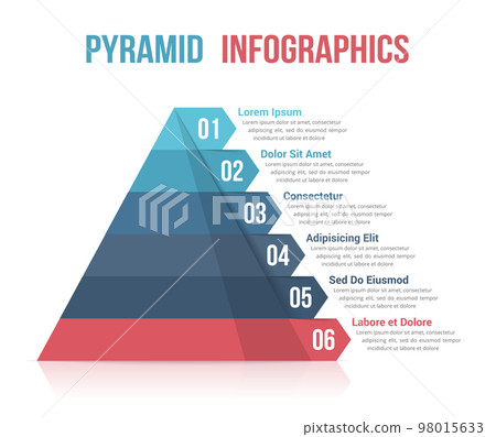 Pyramid Infographics 98015633