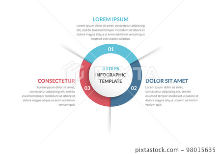 Circle Diagram with Three Elements Circle Diagram with Three Elements 98015635