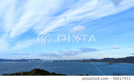 Naruto Kaikyo Bridge seen from Awaji Island 2 98017431