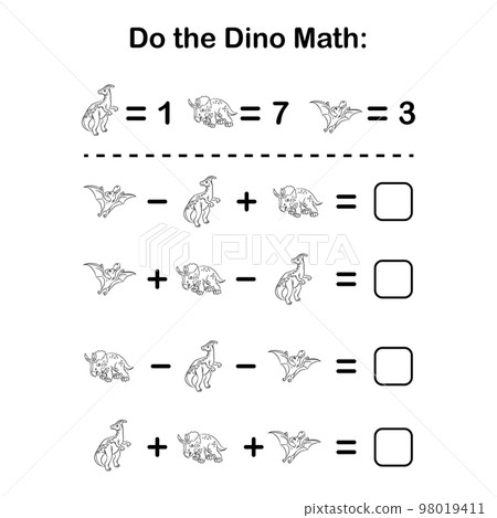 Math puzzle for kids. Mathematics educational... - Stock Illustration ...