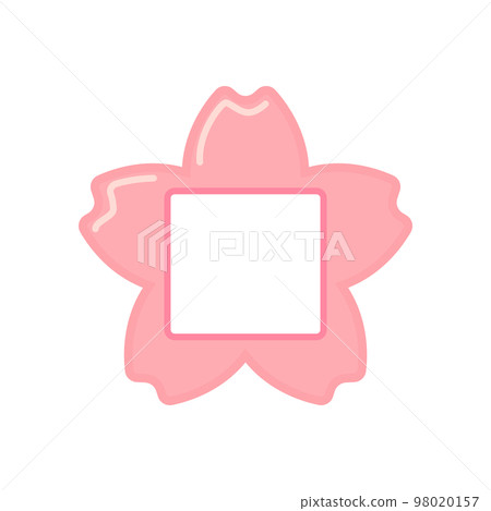 Kindergarten / nursery school name tag (Sakura) 98020157
