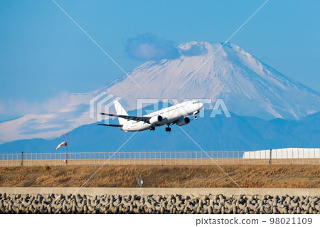東京絕景富士山和客機 東京絕景富士山和客機 98021109