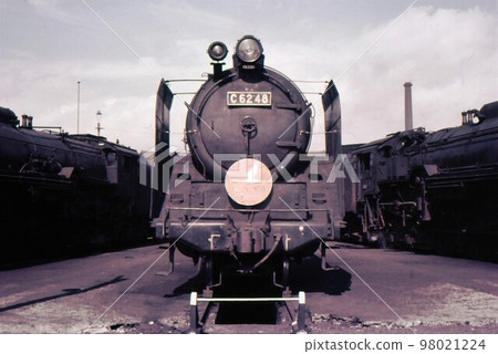 1967 Limited Express Yuzuru Towing Locomotive C6248 Joban Line Taira Locomotive Depot Fukushima Prefecture 1967 Limited Express Yuzuru Towing Locomotive C6248 Joban Line Taira Locomotive Depot Fukushima Prefecture 98021224