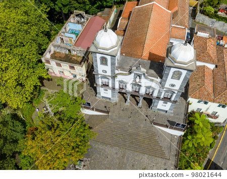 Funchal Green Gardens Aerial View. Funchal is the Capital and Largest City of Madeira Island in Portugal. Europe. Funchal Green Gardens Aerial View. Funchal is the Capital and Largest City of Madeira Island in Portugal. Europe. 98021644