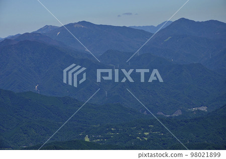 A view of the Okuchichibu massif from Mount Shakushi in the Doshi massif A view of the Okuchichibu massif from Mount Shakushi in the Doshi massif 98021899