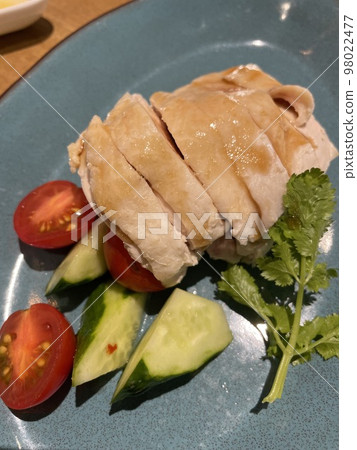 Khao Man Gai (Singaporean-style boiled chicken rice) Khao Man Gai (Singaporean-style boiled chicken rice) 98022477