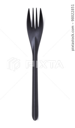 Black plastic fork 98022851