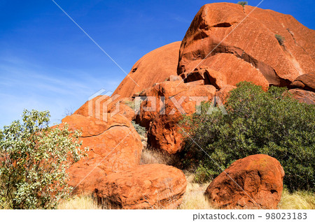 The rugged mountain surface of Ayers Rock (Uluru) that you can see up close The rugged mountain surface of Ayers Rock (Uluru) that you can see up close 98023183