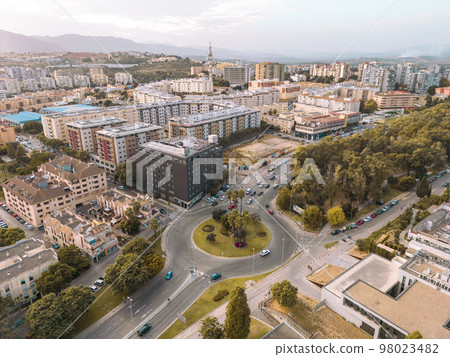 Aerial View of Old Town of Algeciras, Spain. Europe.  98023482