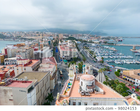 Ceuta Traditional Architecture in a Spanish Enclave in Africa. Ceuta Shares a Border with Morocco. Spain. Africa. Ceuta Traditional Architecture in a Spanish Enclave in Africa. Ceuta Shares a Border with Morocco. Spain. Africa. 98024153