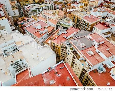 Aerial View of Old Town of Algeciras, Spain. Europe.  98024257