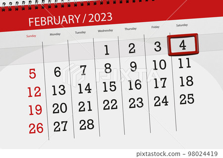 Calendar 2023, deadline, day, month, page, organizer, date, february, saturday, number 4 Calendar 2023, deadline, day, month, page, organizer, date, february, saturday, number 4 98024419