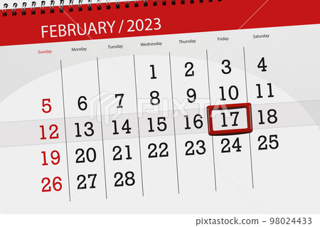 day, month, page, organizer, date, february, friday, number 17 day, month, page, organizer, date, february, friday, number 17 98024433