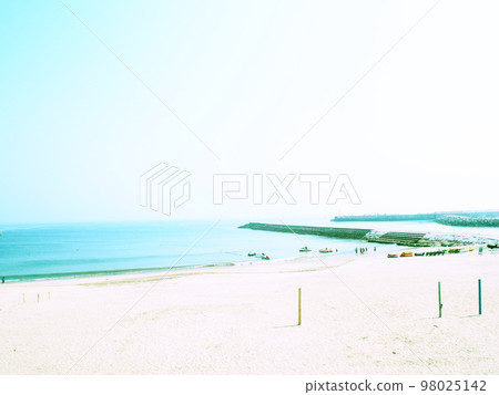 Oarai beach in summer 98025142