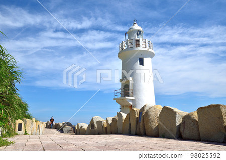 Cape Irago lighthouse and sky Cape Irago lighthouse and sky 98025592