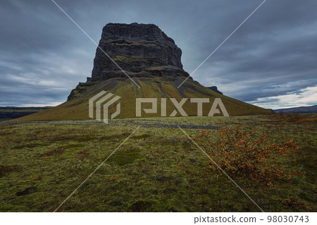 Lomagnupur is one of those colossal rocks in Iceland. Lomagnupur is one of those colossal rocks in Iceland. 98030743