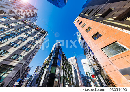 陽光明媚的東京建築 陽光明媚的東京建築 98031490