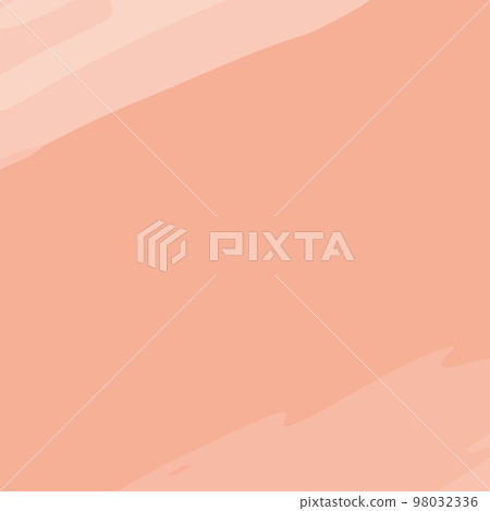Abstract background texture from color uneven lines in trendy soft coral tint in watercolor manner 98032336