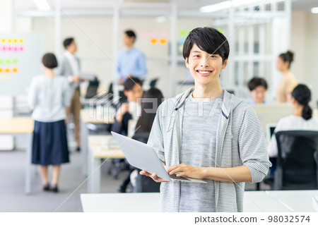 Young engineer man in the office Young engineer man in the office 98032574