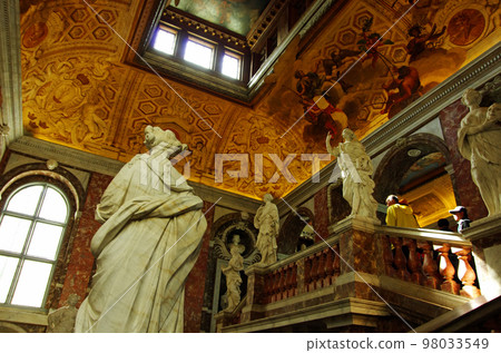 Ornate interior decoration of Drottningholm Palace Ornate interior decoration of Drottningholm Palace 98033549