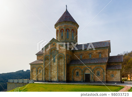 Spring view of Church of St. Nino in Bodbe nunnery, Georgia Spring view of Church of St. Nino in Bodbe nunnery, Georgia 98033723