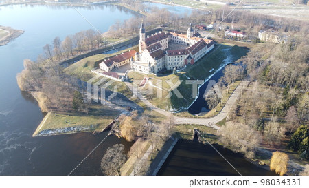 Aerial view of Nesvizh Palace Aerial view of Nesvizh Palace 98034331