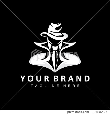 Mafia Logo Design, Tuxedo Suit Icon, Vector Businessman, Logo Detective, Brand Label Mafia Logo Design, Tuxedo Suit Icon, Vector Businessman, Logo Detective, Brand Label 98036424