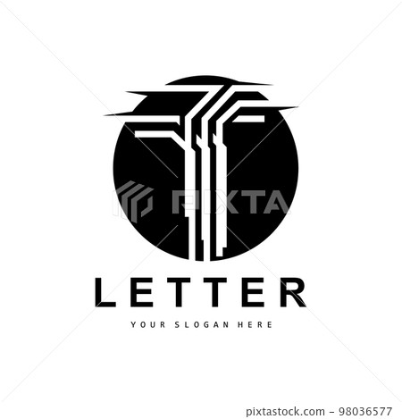 T Letter Logo, Modern Letter Style Vector, Design Suitable For Product Brands With T Letter T Letter Logo, Modern Letter Style Vector, Design Suitable For Product Brands With T Letter 98036577