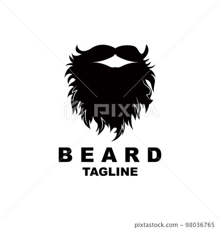 Beard Logo Design, Male Look Hair Vector, Men's Barbershop Style Design Beard Logo Design, Male Look Hair Vector, Men's Barbershop Style Design 98036765