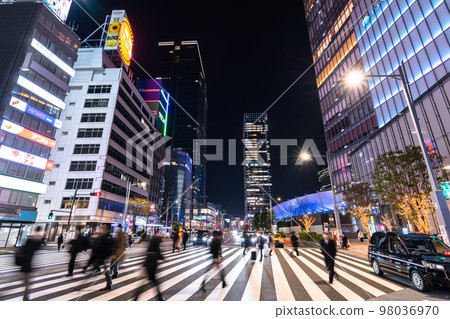 "Tokyo" Tokyo Station Yaesu Exit / City night view "Tokyo" Tokyo Station Yaesu Exit / City night view 98036970