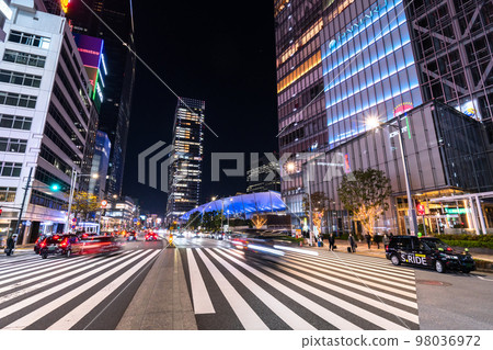 “東京”東京站八重洲口/城市夜景 “東京”東京站八重洲口/城市夜景 98036972