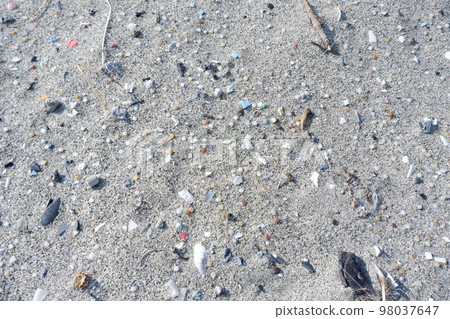 Microplastic environmental pollution 98037647
