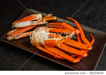 Crab cuisine Japanese food, typical crab dish 98038084