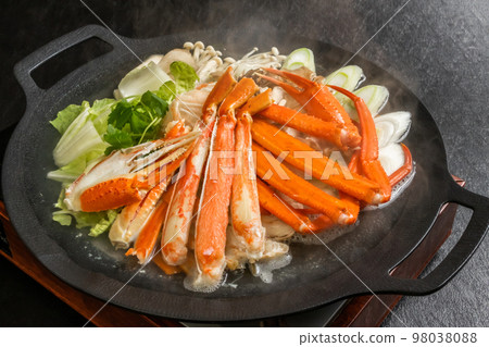 Crab cuisine Japanese food, typical crab dish 98038088