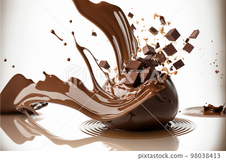 chocolate splash milk liquid sweets sweet 98038413