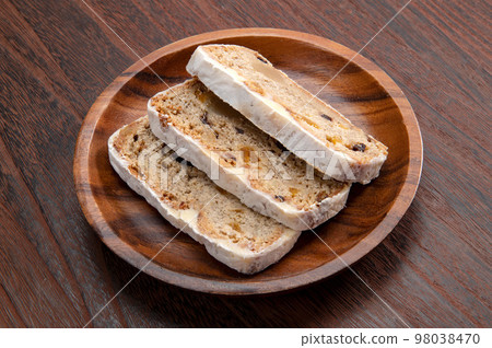 German fruit cake Stollen German fruit cake Stollen 98038470