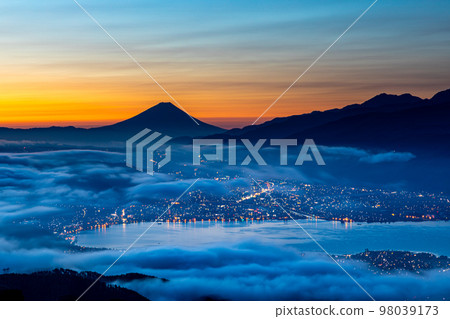 [長野縣·諏訪]可以眺望富士山和諏訪湖的Takapotch Plateau 98039173