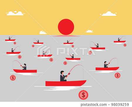 Clash of competition, fierce competition market. Clash of competition, fierce competition market. 98039259