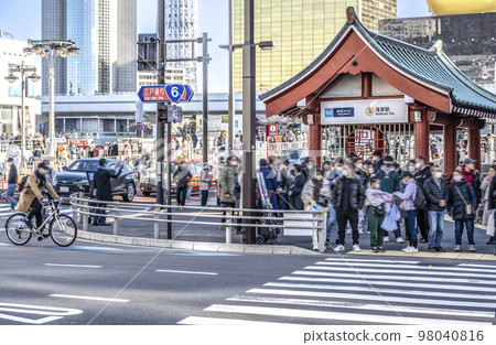 東京城市景觀：新年前三天的淺草 98040816