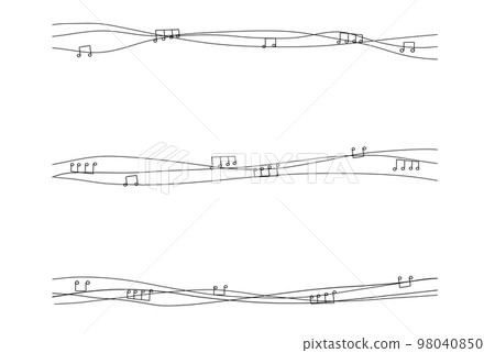 樂譜框架圖片素材 98040850